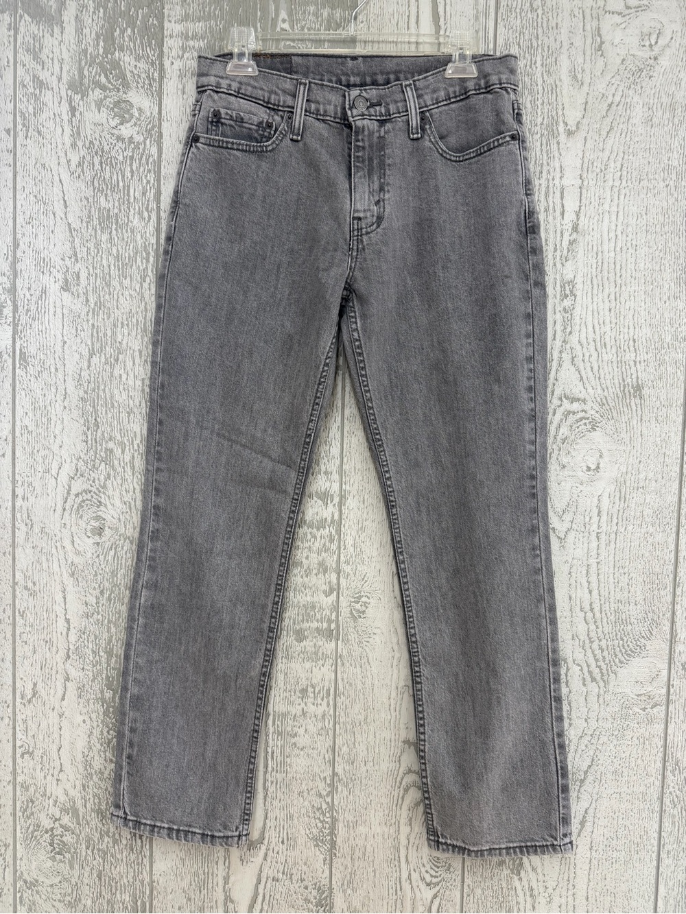 Levi's Men's Grey Straight-Leg Jeans